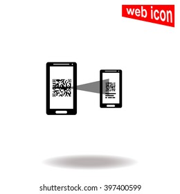Qr code in mobile. 