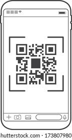 Qr code payment , online shopping , cashless technology concept. Coffee shop accepted digital pay without money , plastic tag on table and hand using mobile phone application to scan qr code.