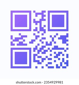 QR code. Quick Response code. Marketing and inventory management. Tracking and identification of products. Vector illustration.