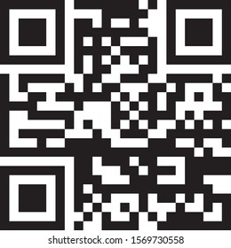 
QR code reading screen vector illustration icon