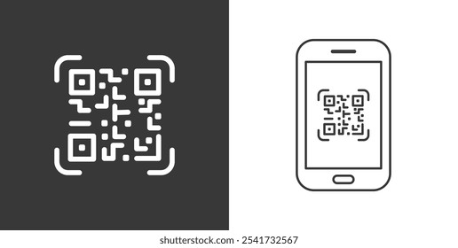 QR-Code-Scan auf Mobilgeräten: Smartphone-Scanner, Barcode und digitale Bezahlung für den Einkauf