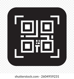QR code scan for phone. QR code for mobile app, payment and phone. Vector illustration. EPS 10