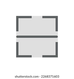 QR code scanner icon. Barcode scanning. Vector illustration isolated on white background.