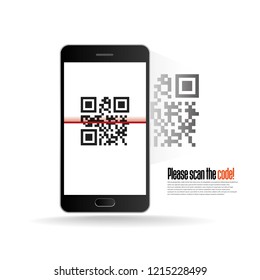 QR code scanning with mobile phone realistic