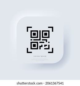 QR code scanning. Scan me. Read bar code, mobility, generating app, coding. Recognition. Vector EPS 10