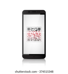 QR code scanning smartphone