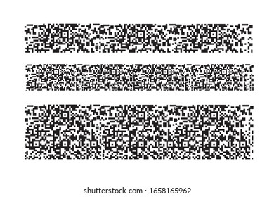 QR code for scanning smartphones on a white background. Qr code scan information icon. Barcodes isolated on white background.