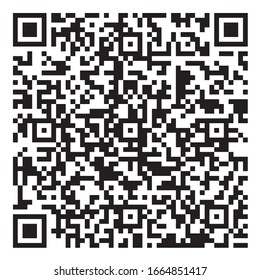 QR code for scanning smartphones on a white background. Qr code scan information icon. Barcodes isolated on white background.