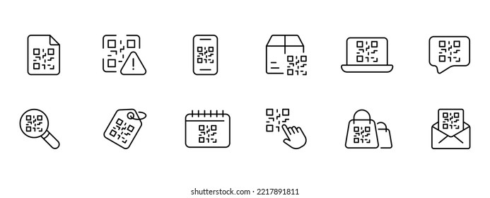 Qr code set icon. Quar codes with inscription scan me with smartphone. Scan me icon, about goods, search, logistics. Scan qr code icon for payment, mobile app and identification.