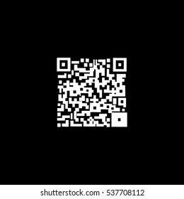Qr Code sign flat icon