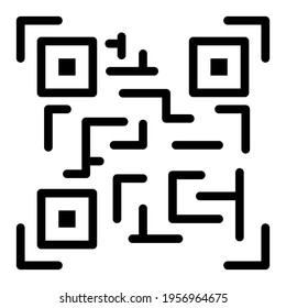 qr code sign symbol icon design