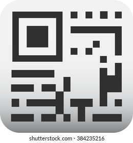 Qr Code Simple Icon Stock Vector (Royalty Free) 384235216 | Shutterstock