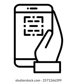 Qr Code Simple Vector Icon Collection