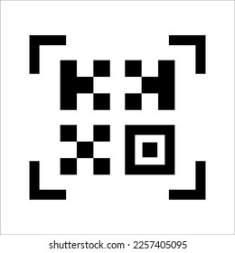 código qr para smartphone, en fondo blanco.