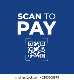 Código QR para smartphone. La inscripción me escanea con el icono del smartphone. Código Qr de pago. Ilustración del vector