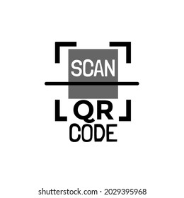 QR code. For smartphone scanning. Practical and modern payment methods. Isolated on a blank, editable and changeable background.