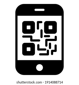 Qr Code Vector Black Icon Shopping Stock Vector (Royalty Free ...