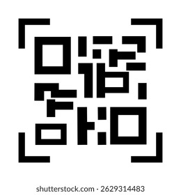 Qr code vector. Hand scanning Qr code with smartphone illustration. Barcodes with text scan me. Marketing and electronic commerce. Poster or banner for website. Flat vector