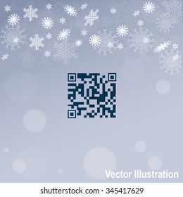 Qr code vector icon.