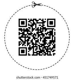 QR code vector icon