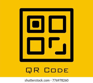 QR Code vector icon