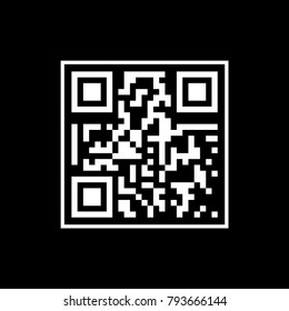 QR code vector icon