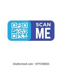 QR code Vector icon design for web and print use