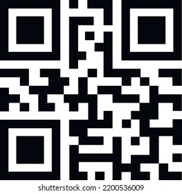 QR Code vector icon isolated