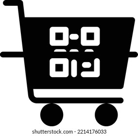 qr code Vector illustration on a transparent background. Premium quality symmbols. Glyphs vector icons for concept and graphic design. 


