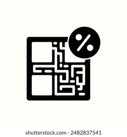 qr icon, isolated glyph icon theme ecommerce
