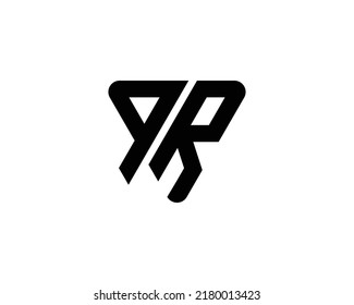 QR logo design vector template