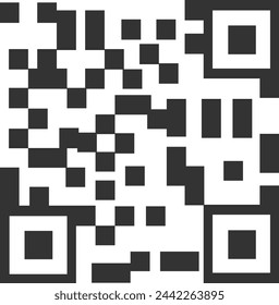 QR Scan Code Vector Illustration