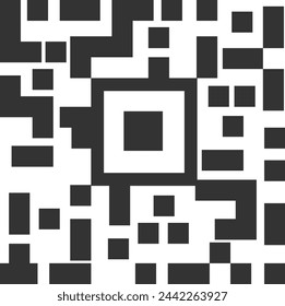 QR Scan Code Vector Illustration