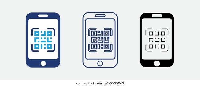 QR scan icon for quick response code scanning