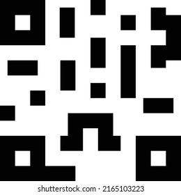Ilustración del vector QR sobre un fondo transparente.Símbolos de calidad premium.Iconos vectores de trazo para el diseño de conceptos y gráficos.