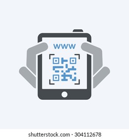 Qrcode scanning with tablet