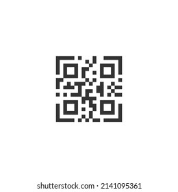 QrCode Symbol Vector illustration Icon