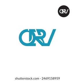 QRV Logo Letter Monogram Design