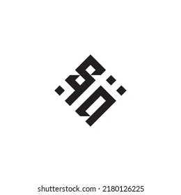 QS abstract geometric concept logo in high quality professional design that will be best for street style