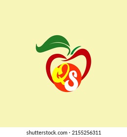 QS Fresh Fruit Logo Royalty Free Vectors, And Stock Illustration for company