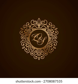 QS initial letter luxury monogram logo, elegant ornamen jewelry, emblem of love shape heart