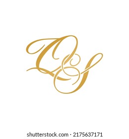 QS initial logo design vector stock