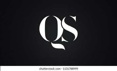 QS Letter Logo Design Template Vector