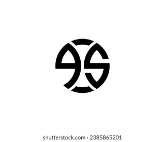 QS logo design vector template