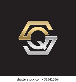 QS SQ initial logo, hexagon S shape logo
