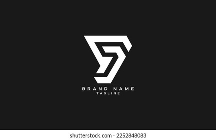 QSJ, QS, SQ, QJ, JQ, Abstract initial monogram letter alphabet logo design