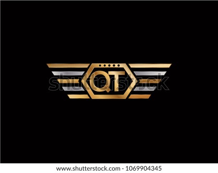 QT initial box shape Logo design