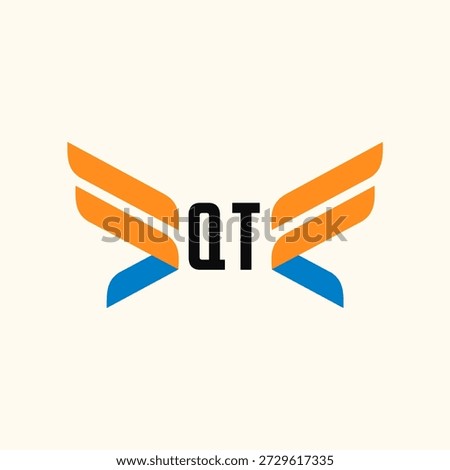 QT Initials Logo Business Template Vector icon