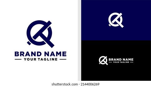 QT LOGO MONOGRAM SIMPLE EDITABLE