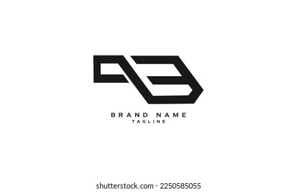 QT, TQ, Abstraktes Anfangsbuchstabenalphabet Logo-Design